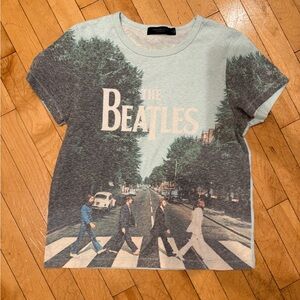 Junk Food Clothing The Beatles Graphic Tee - Gray